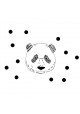Sticker tête de panda