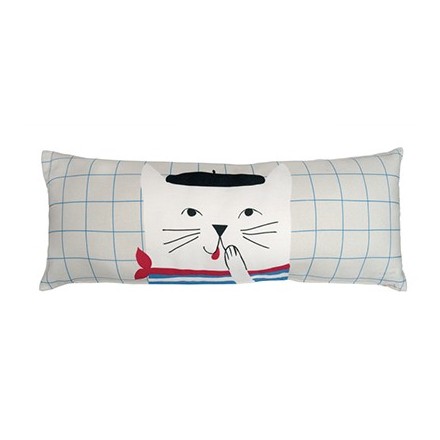Coussin long - French cat
