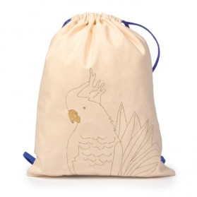 Golden Parrot - Embroidered bag