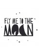 Sticker -Fly me to the Moon