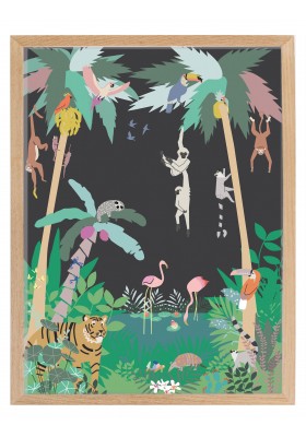 Frame and poster JUNGLE