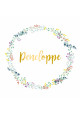 Spring flower wreath - personalized